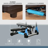 Soozier Stepping Exercise Machine Home Gym Full Body Workout Stepper w/ LCD Monitor(m-5)