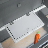 PawHut 48" Wooden Rabbit Hutch Bunny Cage Small Animal House Enclosure with Ramp, Removable Tray and Weatherproof Roof for Outdoor, Gray(m-10)