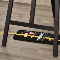 HOMCOM A-Frame Easel of Maximum Height 53", Holds Canvases Up to 43", Painting Studio Art Easel that Tilts up to 90° Degrees for Adults, Beginners, Students, Black(m-9)