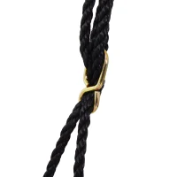 HOMCOM Hanging Tree Swing, Flying Platform Attaches to Tree or Existing Swing Set for Backyard and Heavy Duty, Black(m-12)