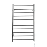 HomCom 10-Bar Stainless Steel Wall Mounted Electric Heated Towel Rack Warmer(m-11)