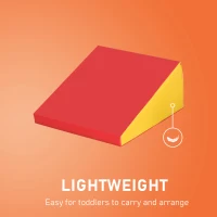 Soozier 2-Piece Climb & Crawl Activity Play Foam Building Blocks for Toddlers with a Soft High-Density Foam Material(m-7)