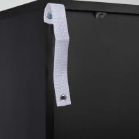 HOMCOM 5-Tier Contemporary Wood Bookcase with Open Storage Display Rack for Home, Office, and Study - Dark Coffee(m-12)