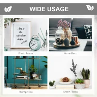 Outsunny 5 Tier Metal Plant Stand, Half Moon Shape Curved Flower Pot Holder Shelf, 2 Pack, Black(m-7)