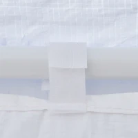 Outsunny 13 ft. Gazebo Canopy Party Tent with 6 Removable Side Walls with Windows and Doors for Outdoor Events, White(m-9)