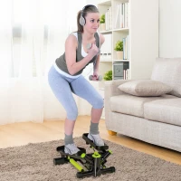 Soozier Mini Stepper for Exercise with Comfortable Shock Absorption, Mini Stair Stepper with Wide and Stable Base, Portable Home Workout Equipment, 220lbs Weight Capacity(m-3)