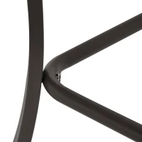 Outsunny 3-Piece Patio Bistro Set Outdoor Rocking Coffee Table Chair Set with Curved Base, Soft Cushions, Steel Frame, Beige(m-11)