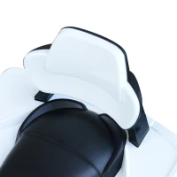 Aosom 12V Kids ATV Ride-on Four Wheeler Car with Bluetooth MP3 Real Working Headlights, Music/Radio Player, & Smooth Suspension, White(m-14)