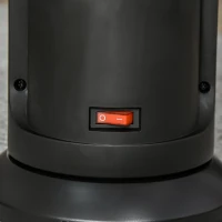 HOMCOM 2-In-1 Portable Electric Tower Heater, Oscillating Space Heater with 12H Timer, Three Heating Modes, 750/1500W, for Indoor Use, Black(m-11)