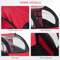 Aosom Elite Double Baby Bike Trailer Child Bicycle Kids Jogger - Red and Black(m-6)