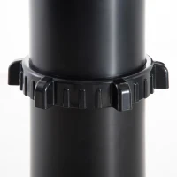 Outsunny 7 FT Solar Heated Shower with Free-Rotating Shower Head, Temperature Adjustment & Foot Shower, 2-Section Outdoor Shower for Backyard Poolside Beach Pool Spa, 9.2 Gallon(m-8)