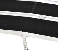 HomCom 10' Portable Traveling Convenient Mobility Ramp Carpeted Aluminum Side Walls Folding(m-15)