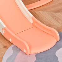 Qaba 4-in-1 Kids Slide and Swing Set w/ Basketball Hoop, Height Adjustable Water-fillable Toddler Climbing Playset, Playground Activity Center Exercise Toy(m-12)