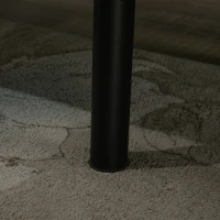 HOMCOM Convertible 3-Position Relaxing Futon Birch Wood Daybed Lounger Sofa Bed Loveseat - Black/Cream White(m-14)