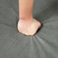 HOMCOM Folding Ottoman Sleeper, Convertible Fabric Bed, Grey(m-13)