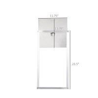 PawHut Automatic Chicken Coop Door with Timer & Light Sensor, Multi-modes Weatherproof Chicken Door with Full Aluminum Body, 6V DC Power Supply/Battery Powered, Silver(m-3)