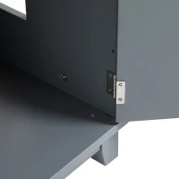 PawHut Cat Litter Box Furniture with Large Hidden Storage(m-11)