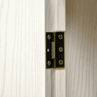 HOMCOM 71" Freestanding Kitchen Pantry Cabinet, Tall Storage Cabinet with 4 Doors and Drawer for Dining Room, Ivory(m-8)