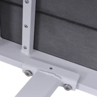 Outsunny 7 PCS Dining Set with 6 PE Rattan Cushioned Chairs & 1 Rectangle Table, Modern Outdoor Patio Furniture for Poolside, Porch, Patio, Balcony, Indoor(m-8)