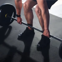 HOMCOM Soft Interlocking Floor Mats 72 Square Feet Waterproof Exercise Workout Mat Kid Play Mat Gymnastics and Home Gym Protective Flooring, 18pcs Black(m-1)