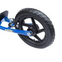 HOMCOM Adjustable Kids Pro Stunt Scooter Children Street Bike Bicycle Ride On with 12” Tire (Blue)(m-7)