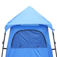 Outsunny Portable Camping Shower Tent Privacy Bathing Shelter Travel Changing Room Beach Toilet w/ Carry Bag(m-8)