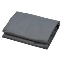 Outsunny Triangle 13x13x13ft Sun Sail Shade Garden UV Block Sunshade Outdoor Canopy Patio Lawn Shelter Grey(m-9)