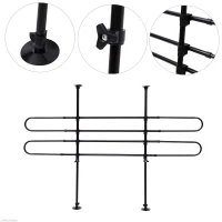 PawHut D00-002 Expandable Pet Car Barrier Auto Vehicle Dog Fence Guard Safety Gate, Black(m-4)