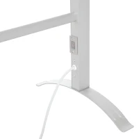 HOMCOM 6-Bar Aluminum Freestanding Electric Towel Warmer Drying Rack(m-13)