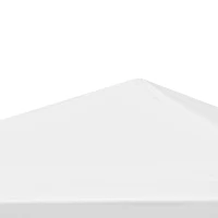 Outsunny 10' x 10' Pop Up Canopy Tent, Instant Shelter with Carry Bag, Adjustable Height, Garden Outdoor Party Tent, White(m-8)