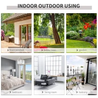 Outsunny Hanging Hammock Solid Single Swing Chair Indoor Outdoor Garden Braided Twisted Rope Reclining Sleeping Seat Beige(m-6)