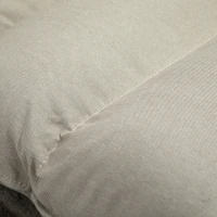 HOMCOM Foldable Floor Chair Gaming Sofa Couch Recliner with 5 Adjustable Positions, Padded Cushion, and Steel Frame for Meditation, Sleep, Reading, Watching, Cream White(m-11)