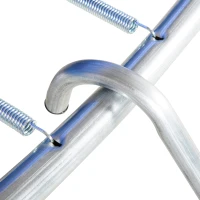 Soozier 12ft Trampoline with Safety Enclosure Net and Non-Slip Ladder for Teens and Adults Indoor and Outdoor Use, Blue(m-9)