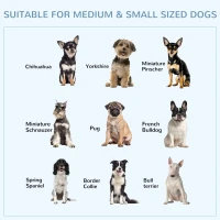 PawHut 36" Heavy Duty Dog Crate Metal Cage Kennel with Lockable Wheels, Double Door and Removable Tray, Gray(m-4)