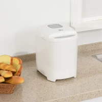 HOMCOM 2Lb Bread Maker, Non-Stick Bread Machine with Gluten Free Setting, 11 Menu, 2 Loaf Sizes, 3 Crust Colors, 13h Delay Timer, 1h Warming Function, 500W(m-2)