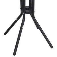 Outsunny 3PC Outdoor Patio Pub Set, Bistro Glass Table & Chairs, Perfect for Garden Chatting and Relaxation(m-8)