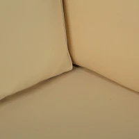 Outsunny Patio Furniture Set, 9 Piece Outdoor Sectional Sofa, All-Weather PE Rattan Wicker Conversation Set with Chairs, Ottoman, Loveseat, Coffee & Side Table, Cushions(m-8)