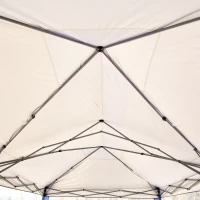 Outsunny 10' x 20' Pop Up Canopy, UV Fighting Roof, Carry Bag for Patio, Backyard, Beach, Garden, Blue(m-8)