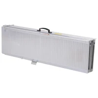 HOMCOM 10.2ft Wheelchair Ramp Foldable Portable Scooter Mobility Easy Access Carrier Ramp with Carrying Handle Aluminum Alloy(m-9)