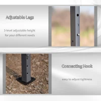 Outsunny 10' x 20' Outdoor Gazebo Pop Up Canopy Party Tent with Carrying Bag, Grey(m-7)