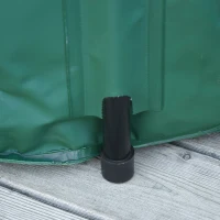 Outsunny 105 Gallon Collapsible Rain Barrel, Portable Water Storage Tank Rainwater Catcher Collection System with Filter Spigot Overflow Kit(m-9)