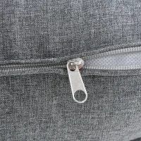 Outsunny Outdoor Wicker Egg Chair with Cushion, Lounge Chair Rattan 360 Degree Round Basket Chair for Backyard Garden Lawn Indoor Living Room, Grey(m-9)