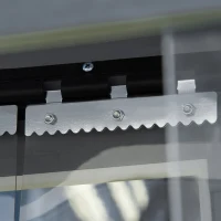 PawHut Outdoor Indoor Dog House with Openable Top, Weather Resistant Dog Kennel with Porch, Pet Furniture for Small and Medium Sized Dogs, Gray(m-9)