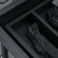 Outsunny Backyard Charcoal BBQ Grill & Smoker Combo Automatic Charcoal BBQ Rotisserie Grill 110lbs Lamb Hog Spit Roaster(m-8)