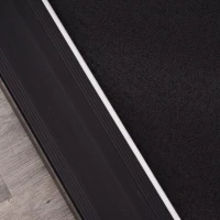 Soozier Folding Electric Treadmill, Low-noise Walking, Jogging, Running Machine with 6.2 MPH Speed, LED Display and Remote Control for Home Gym Workouts, Black(m-8)