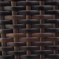 Outsunny Outdoor PE Rattan Wicker Recliner Rocker Chair w/ Soft Cushion for Garden(m-11)