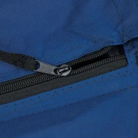 Outsunny Folding Camping Chair with Portable Insulation Table Bag, Two Cup Holders for Beach, Ice Fishing and Picnic, Navy Blue(m-8)