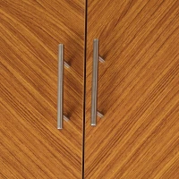 HOMCOM Accent Sideboard Storage Cabinet, Console Table with Adjustable Shelves for Dining Room, Living Room, or Kitchen, Brown(m-9)