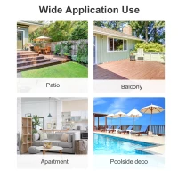 Outsunny Outdoor Daybed with Canopy, 4 Piece Sectional Patio Furniture Set, Cushions, Coffee Table Ottoman, PE Wicker Conversation Sofa Set and Convertible Sunbed, Gray(m-7)