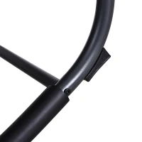 Outsunny Outdoor Rocking Chair, Chaise Lounge Pool Chair for Sun Tanning, Sunbathing Rocker, Armrests & Pillow for Patio, Lawn, Beach, Large, Black(m-9)